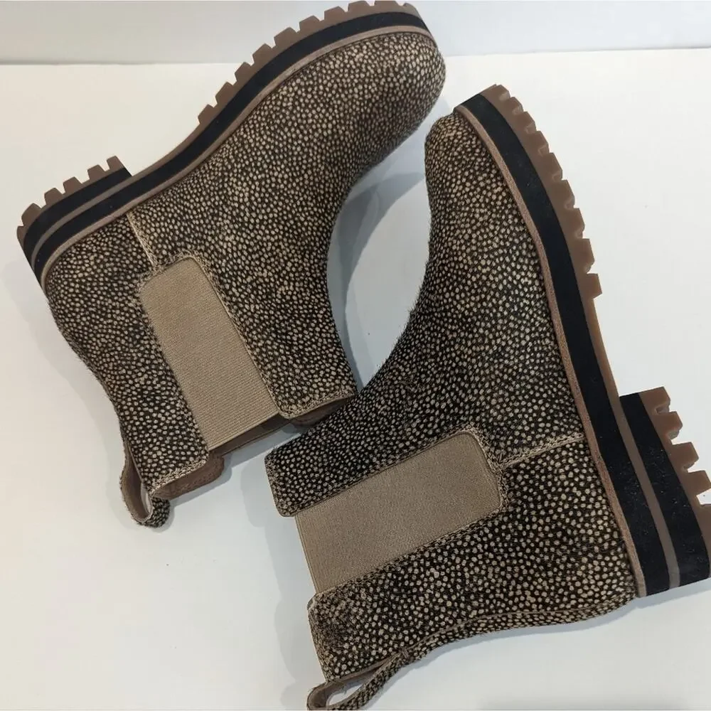 Madewell The Ivy Chelsea Boot in Mini Dot Calf Hair NWOB - Picture 7 of 9